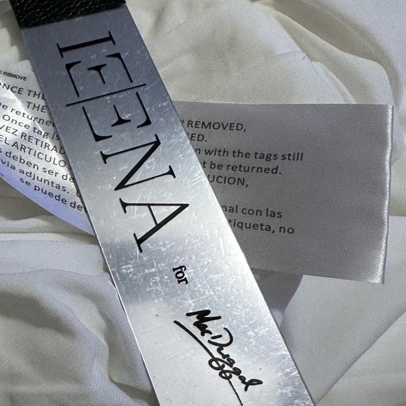 (346) ❤️ BNWT MAC DUGGAL FOLDOVER OFF-THE-SHOULDER SLIT GOWN #26517 - Picture 9 of 9